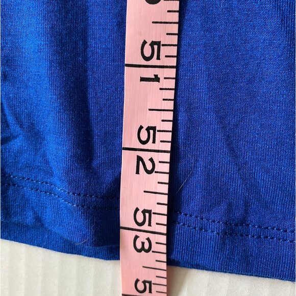 Urion Womens Royal Blue Spaghetti Strip Asymmetrical Maxi Dress/Coverup Size 2X - Picture 5 of 9